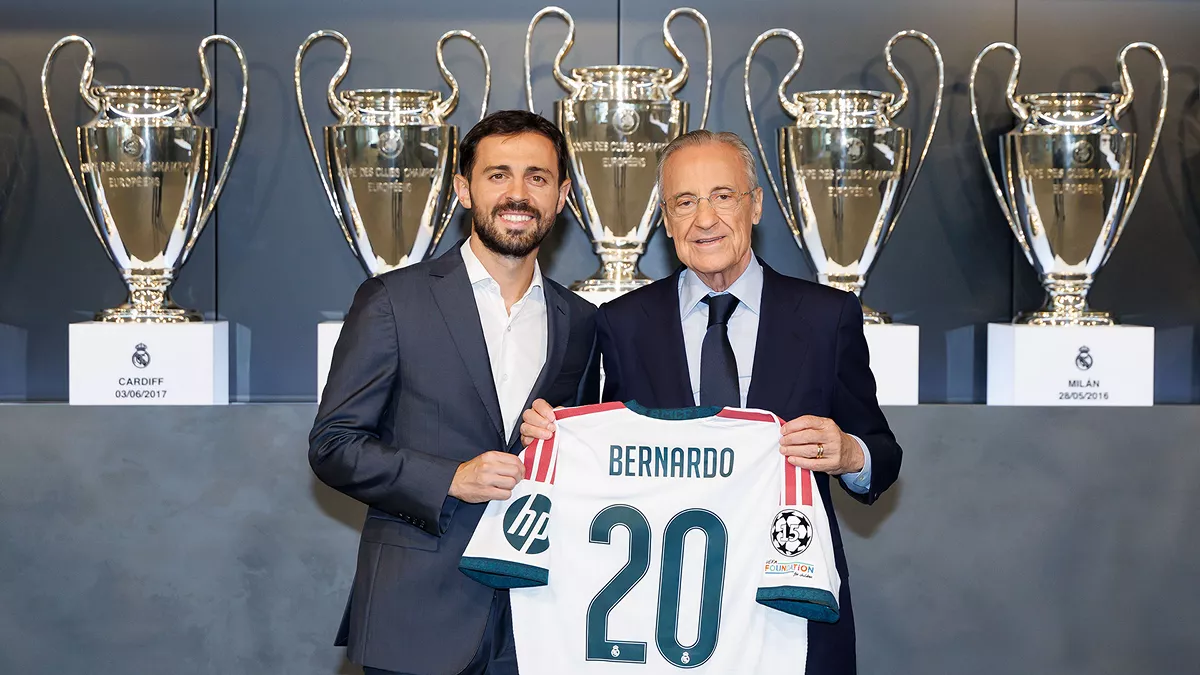 El Real Madrid ya tiene su timón: así ha sido la presentación de Bernardo Silva