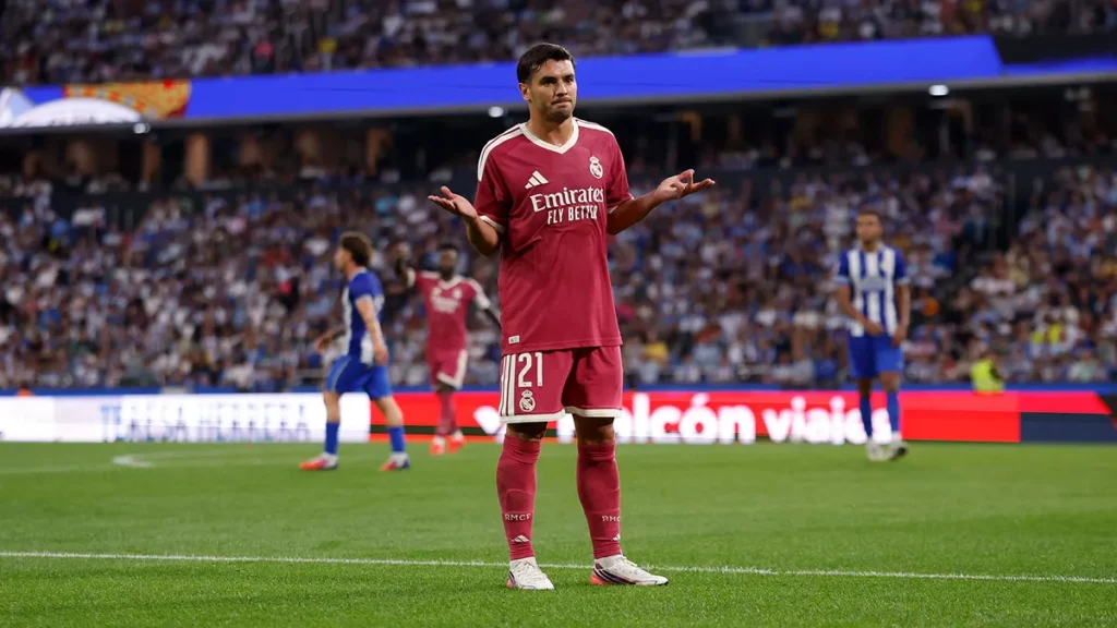 Brahim Díaz, celebrando un gol