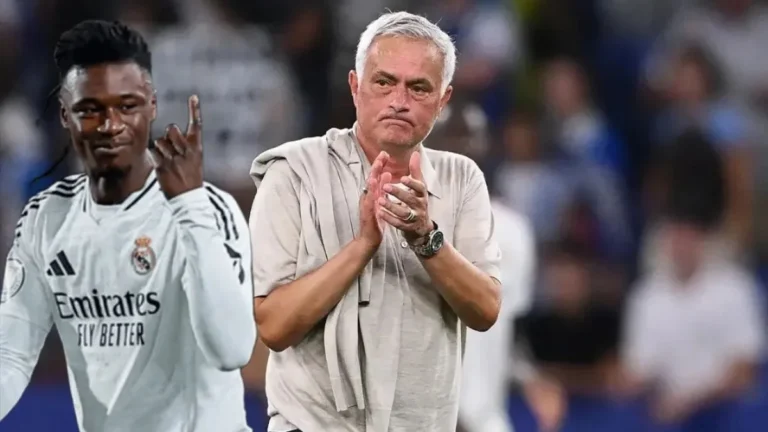 Mourinho, aplaudiendo a Camavinga