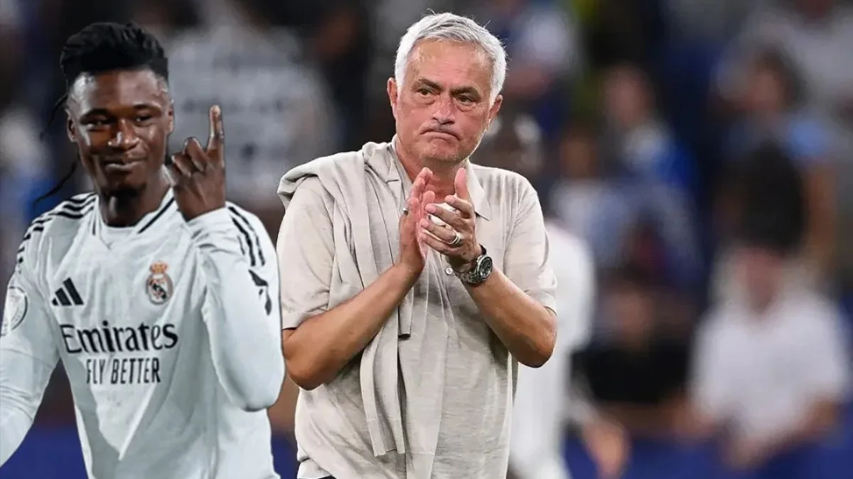 Mourinho, aplaudiendo a Camavinga