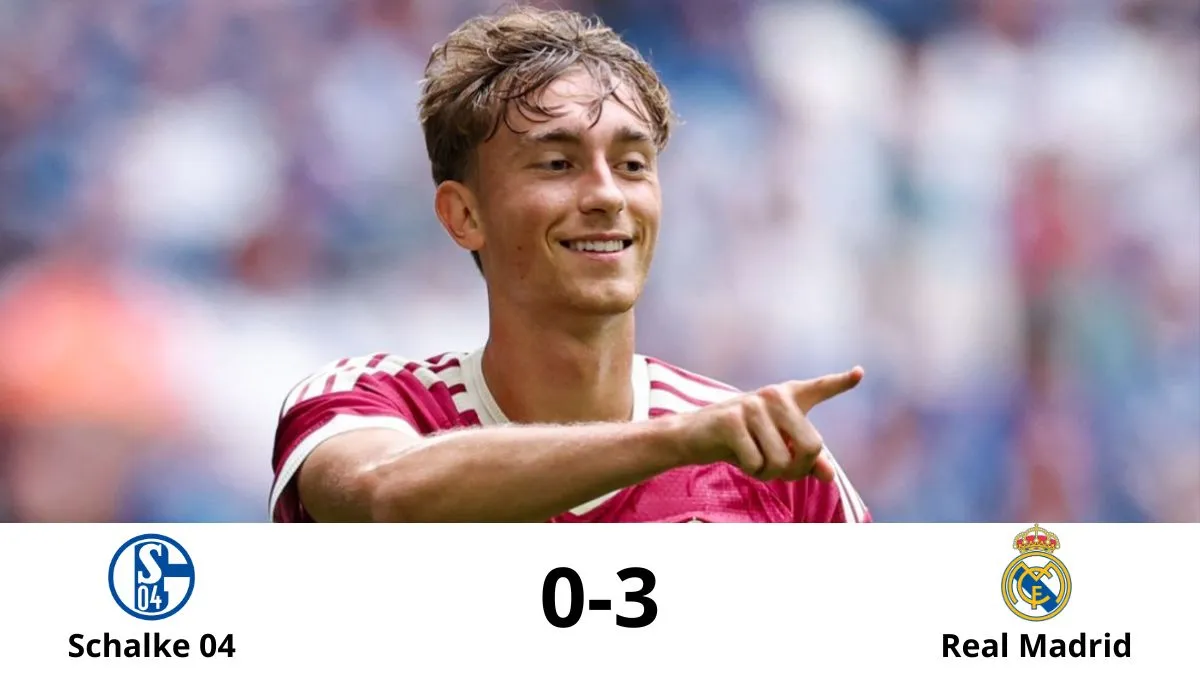 Schalke 04 0-3 Real Madrid: Festín madridista para acabar la pretemporada