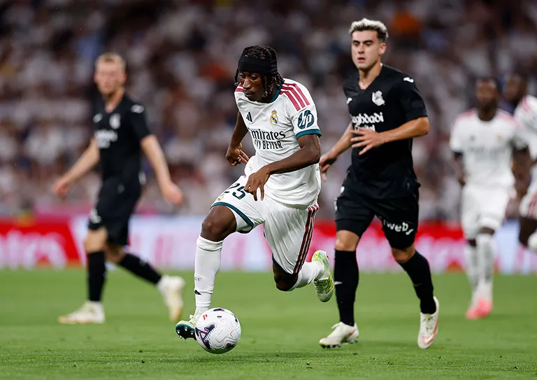 Diomandé con la camiseta del Real Madrid