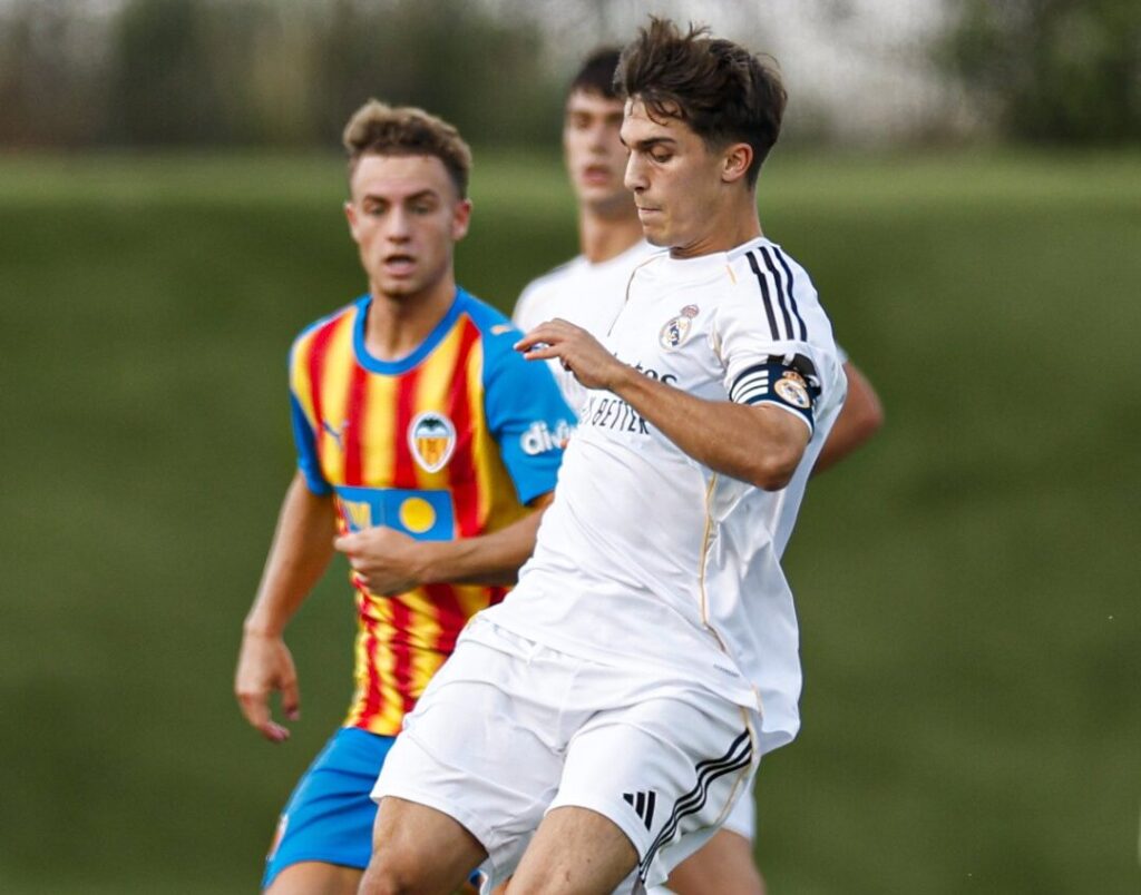 Manuel Ángel en un. partido