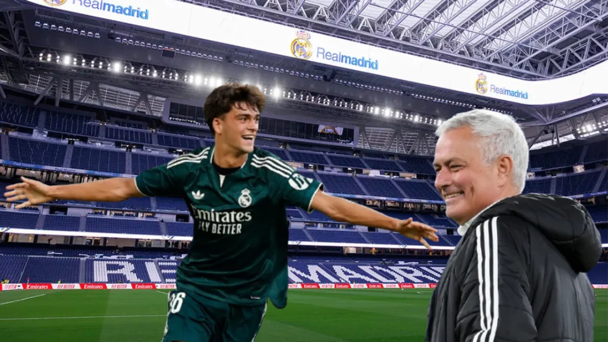 Mario Rivas y José Mourinho