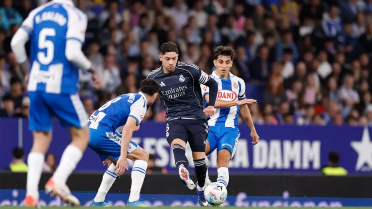 Fede Valverde, en un Espanyol - Real Madrid
