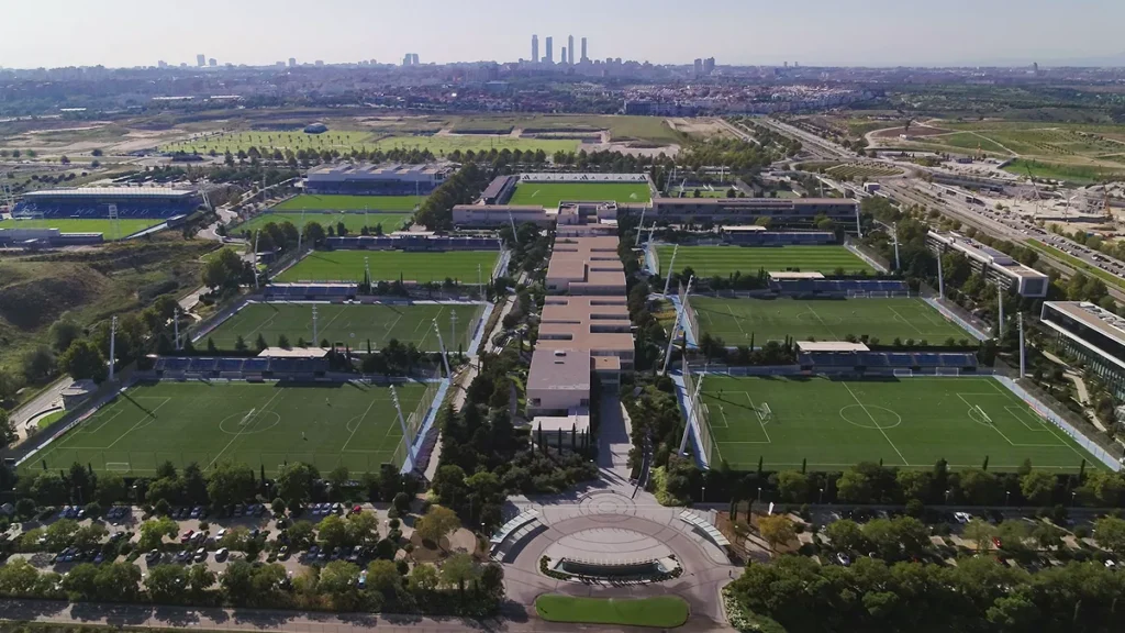 Foto aérea de la Ciudad Real Madrid