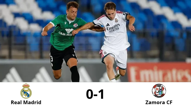 El Zamora se impone al Real Madrid Castilla