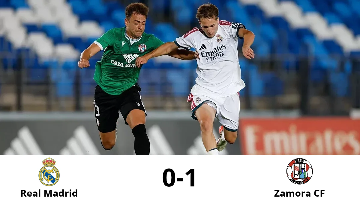 El Zamora se impone al Real Madrid Castilla