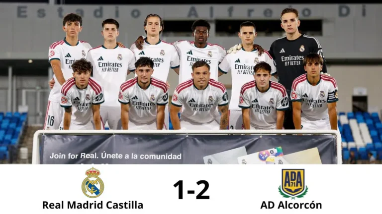 La alineación del Real Madrid Castilla