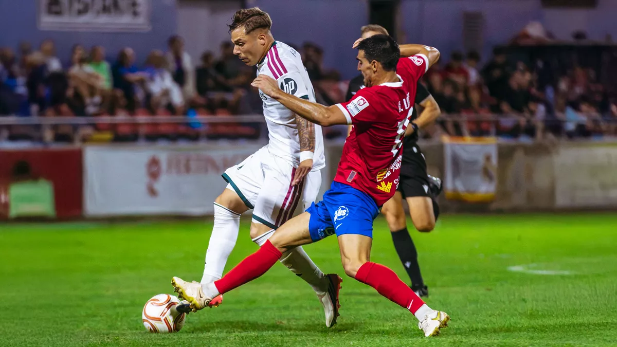Álvaro Leiva jugando en el Real Madrid Castilla