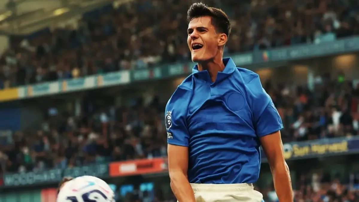 Chema Andrés celebrando su gol frente al Arsenal