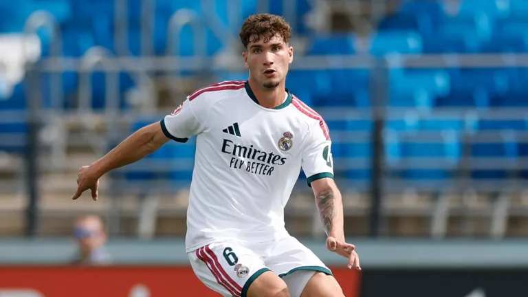 Jorge Cestero, con el Real Madrid Castilla