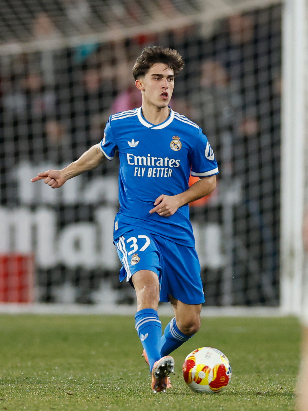 Manuel Ángel el día de su debut con el primer equipo del Real Madrid
