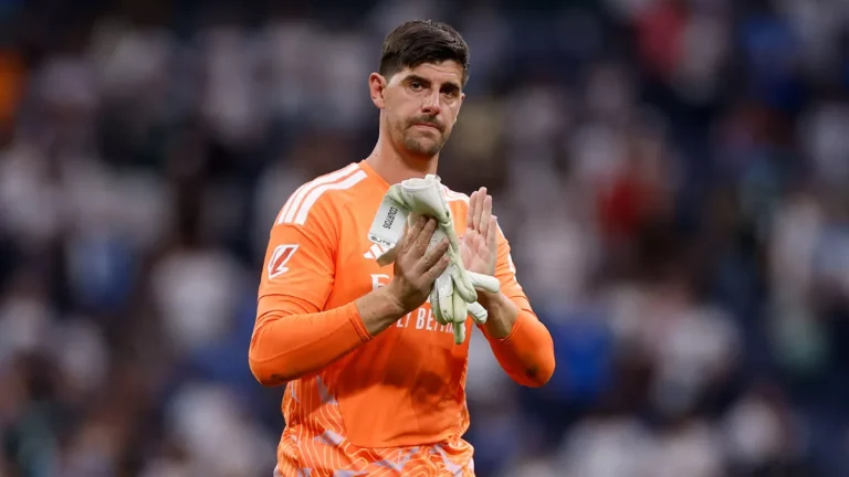 Thibaut Courtois, después de un partido con el Real Madrid