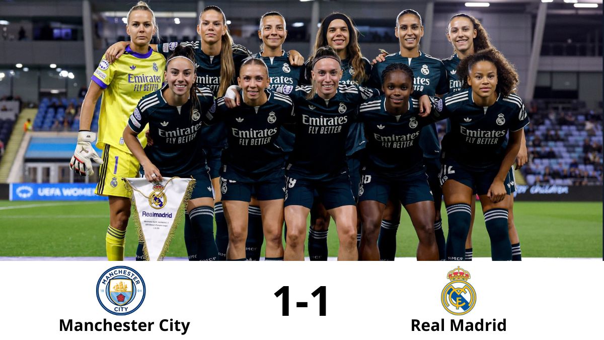 La alineación del Real Madrid frente al Manchester CIty