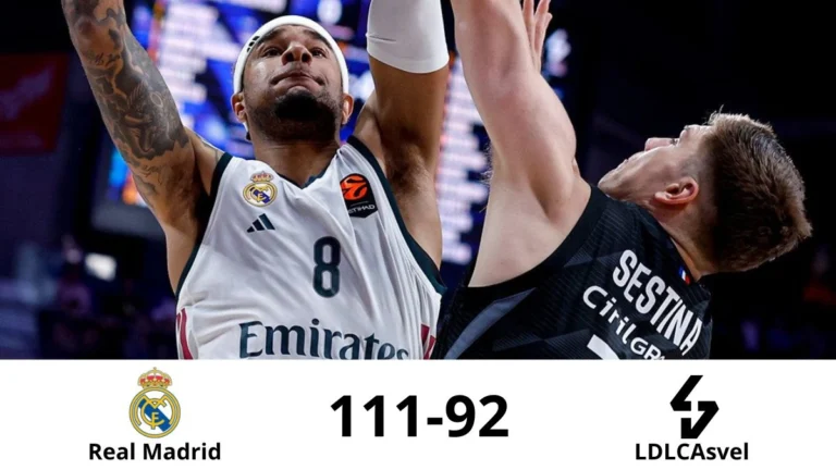 Real Madrid de baloncesto vs Asvel