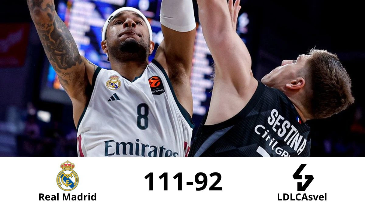 Real Madrid de baloncesto vs Asvel