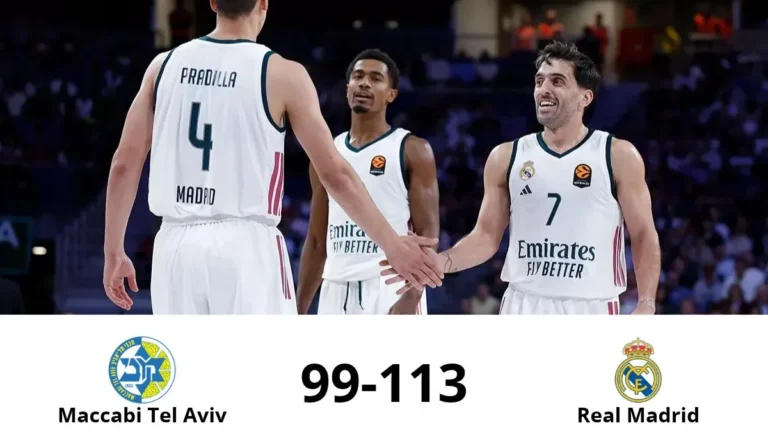 El Real Madrid destroza a Maccabi en el show de Campazzo