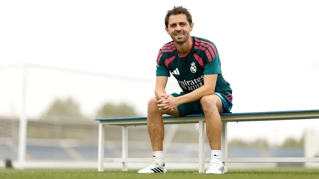 Bernardo Silva, en la Ciudad Real Madrid