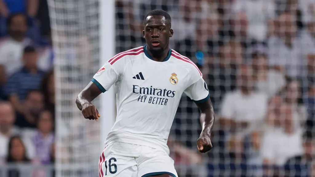 Ibrahima Konaté, durante un partido con el Real Madrid