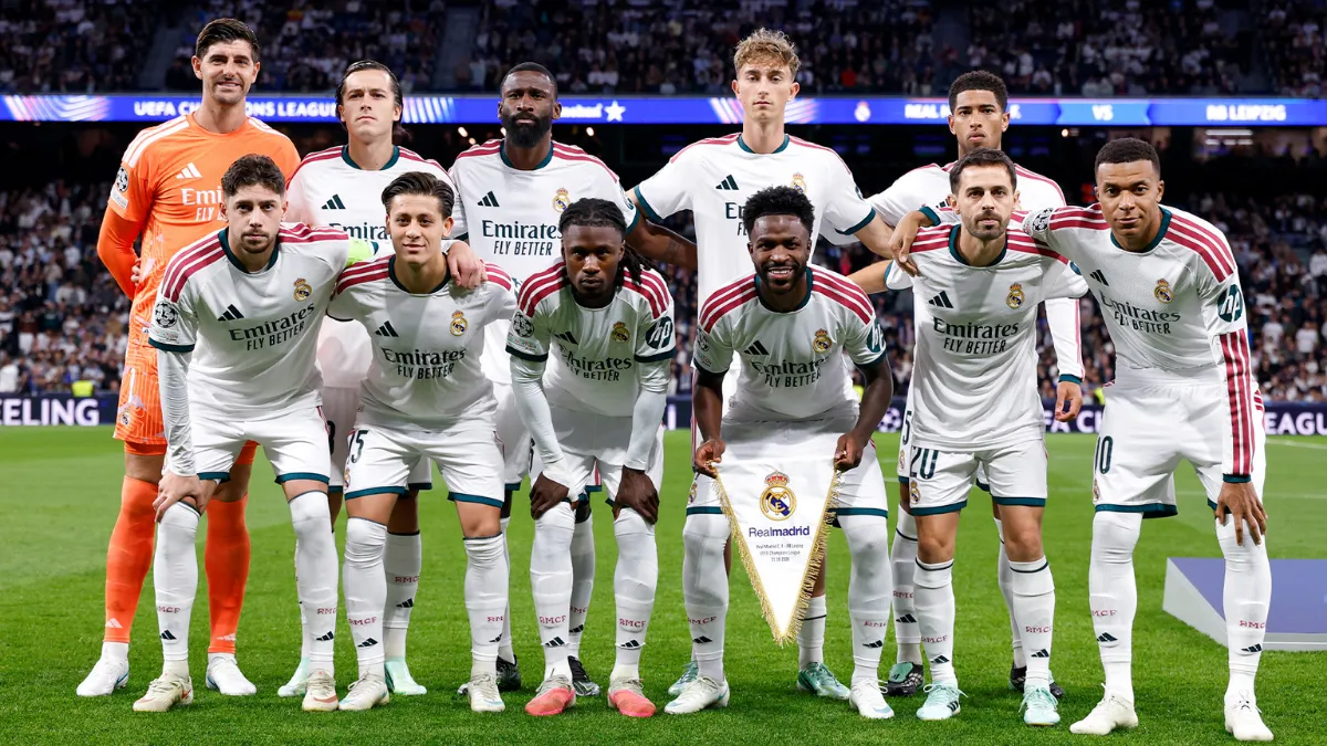La alineación del Real Madrid frente al Leipzig