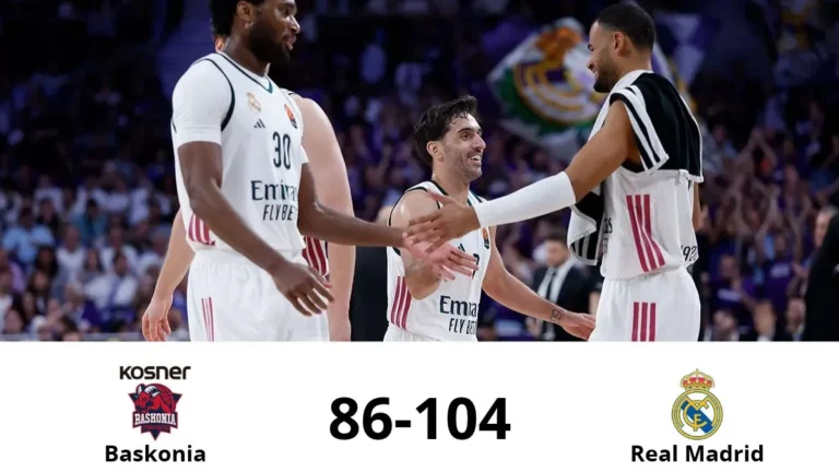 El Real Madrid conquista Vitoria ante un gran Baskonia